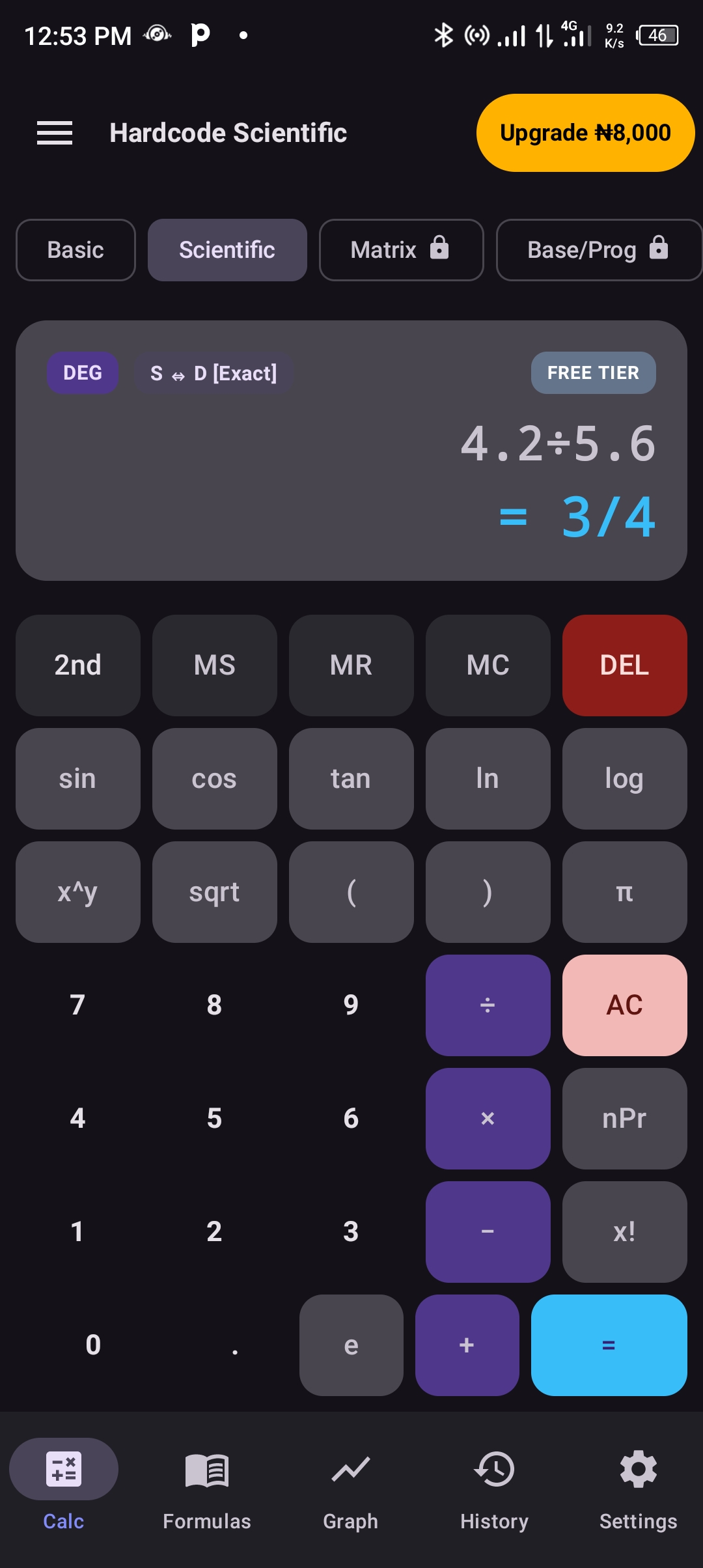 Scientific Calculator and Function Library