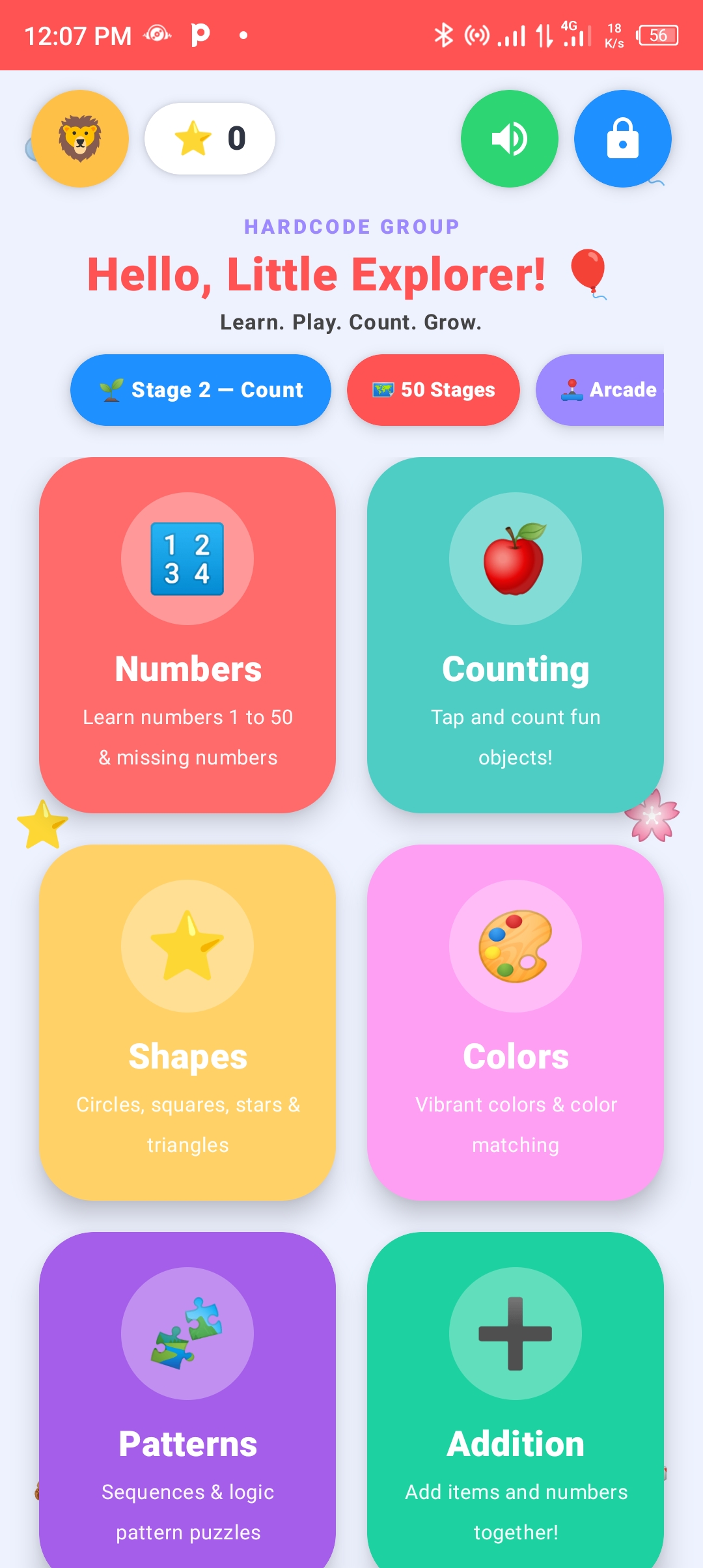 Interactive Number Recognition and Arithmetic